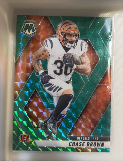 2025 Panini Mosaic #220 Chase Brown — front