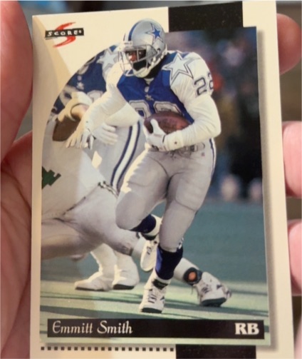 1996 Score #1 Emmitt Smith — front