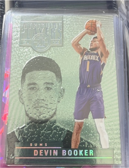 2021-22 Panini Illusions Intriguing Players #15 Devin Booker — front