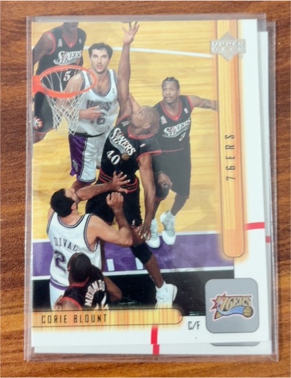 2001 Upper Deck #354 Corie Blount — front