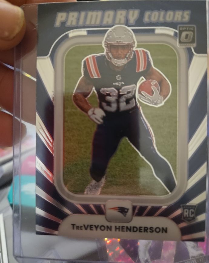 2025 Donruss Optic #20 TreVeyon Henderson Rookie Primary Colors — front