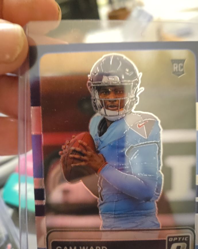 2025 Panini Donruss Optic #1 Cam Ward Rookie — front