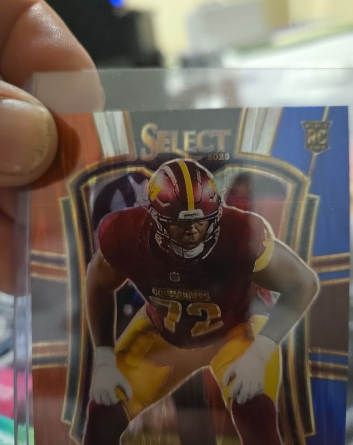 2025 Panini Select Football Rookie Card Washington Commanders #72 — front