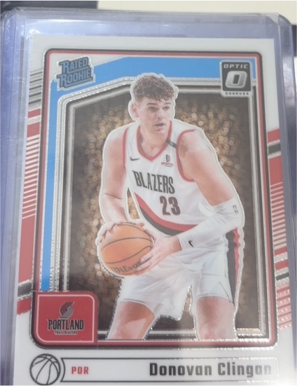 2024-25 Panini Donruss Optic #272 Donovan Clingan — front