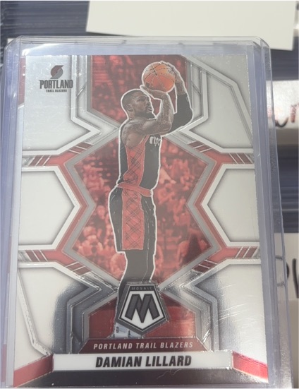 2021-22 Panini Mosaic #50 Damian Lillard — front