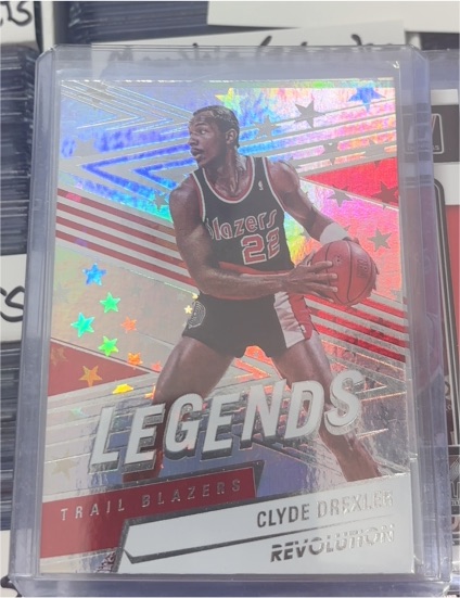 2024-25 Panini Revolution #175 Clyde Drexler Legends Astro — front