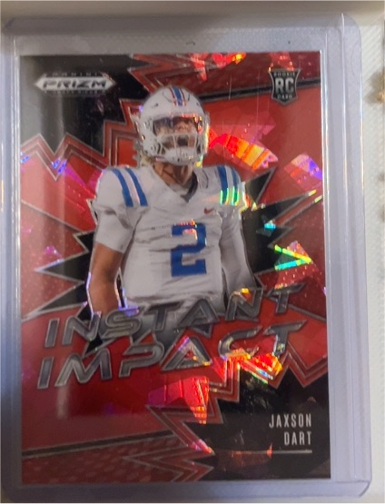 2025 Panini Prizm Draft Picks Instant Impact #II-JDT Jaxson Dart — front