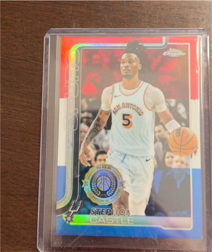 2025-26 Topps Chrome #228 Stephon Castle — front