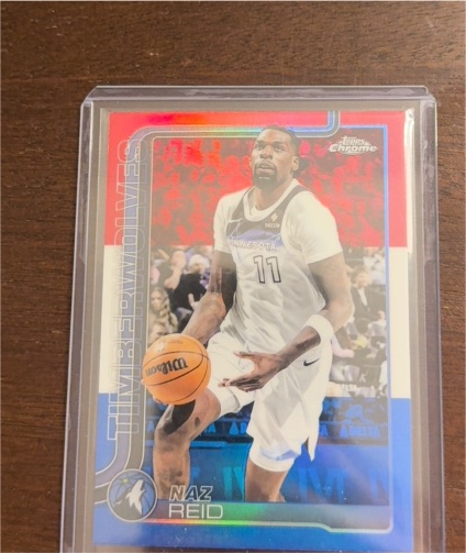 2025-26 Topps Chrome #156 Naz Reid — front