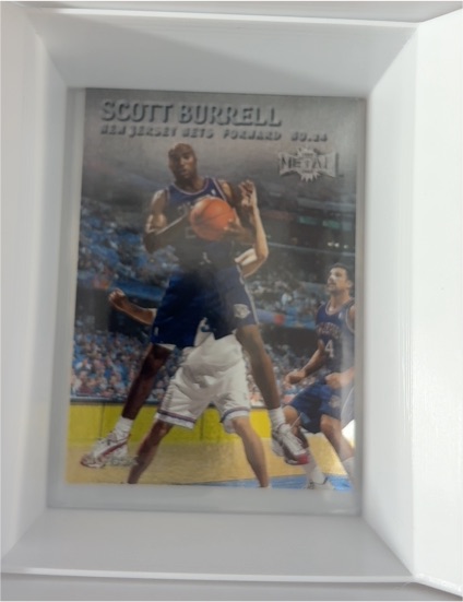 1999-00 Skybox Metal #132 Scott Burrell — front