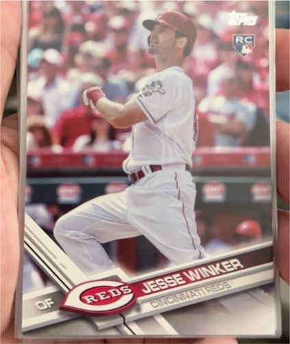 2017 Topps Update #US271 Jesse Winker RC Cincinnati Reds — front