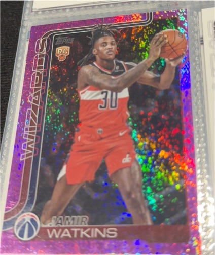 2025-26 Topps #244 Jamir Watkins — front