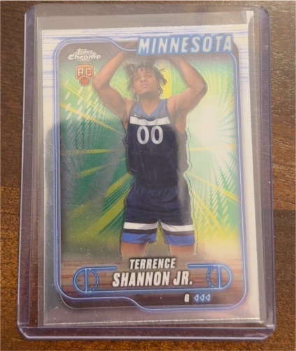 2024-25 Topps Chrome #105 Terrence Shannon Jr. — front