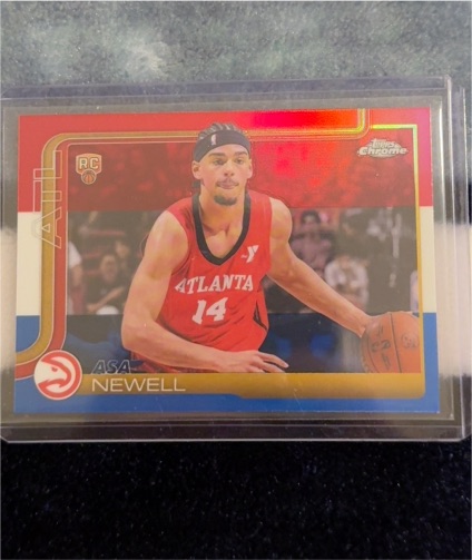 2025-26 Topps Chrome #273 Asa Newell — front