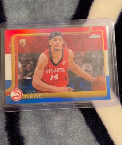 2025-26 Topps Chrome #273 Asa Newell — front