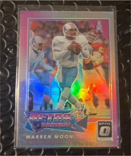 2022 Panini Donruss Optic #RS-17 Warren Moon Retro Series Houston Oilers — front