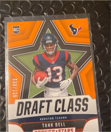 2023 Panini Rookies & Stars #DC-16 Tank Dell Draft Class Houston Texans — front
