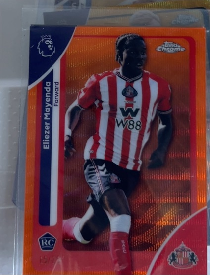 2026 Topps Chrome Premier League #162 Eliezer Mayenda — front