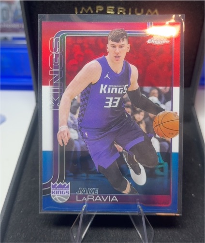 2025-26 Topps Chrome #230 Jake LaRavia — front