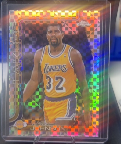 2025-26 Topps Chrome #244 Magic Johnson — front