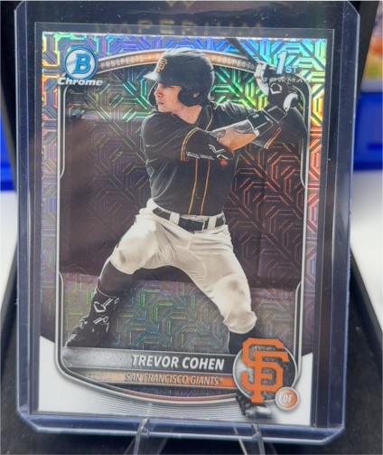 2025 Bowman Draft Chrome Mojo Refractor #BDC-46 Trevor Cohen — front