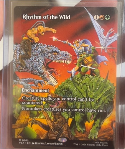 2026 Wizards of the Coast MTG Rhythm of the Wild #0012 Teenage Mutant Ninja Turtles — front