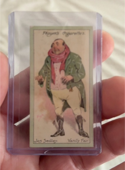 1923 Player's Cigarettes Vanity Fair Jos Sedley — front