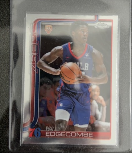 2025-26 Topps Chrome #253 VJ Edgecombe — front