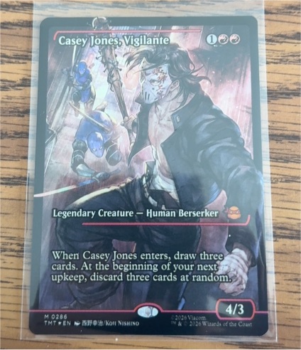 2026 Magic: The Gathering #0286 Casey Jones, Vigilante — front
