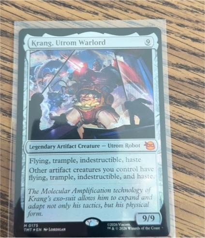 2026 Magic: The Gathering #175 Krang, Utrom Warlord — front
