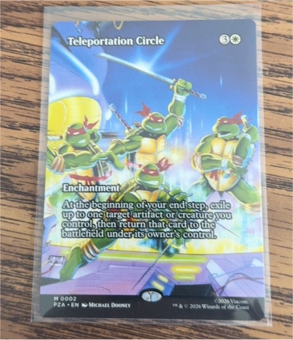 2023 Magic: The Gathering Teleportation Circle #0002 Teenage Mutant Ninja Turtles — front