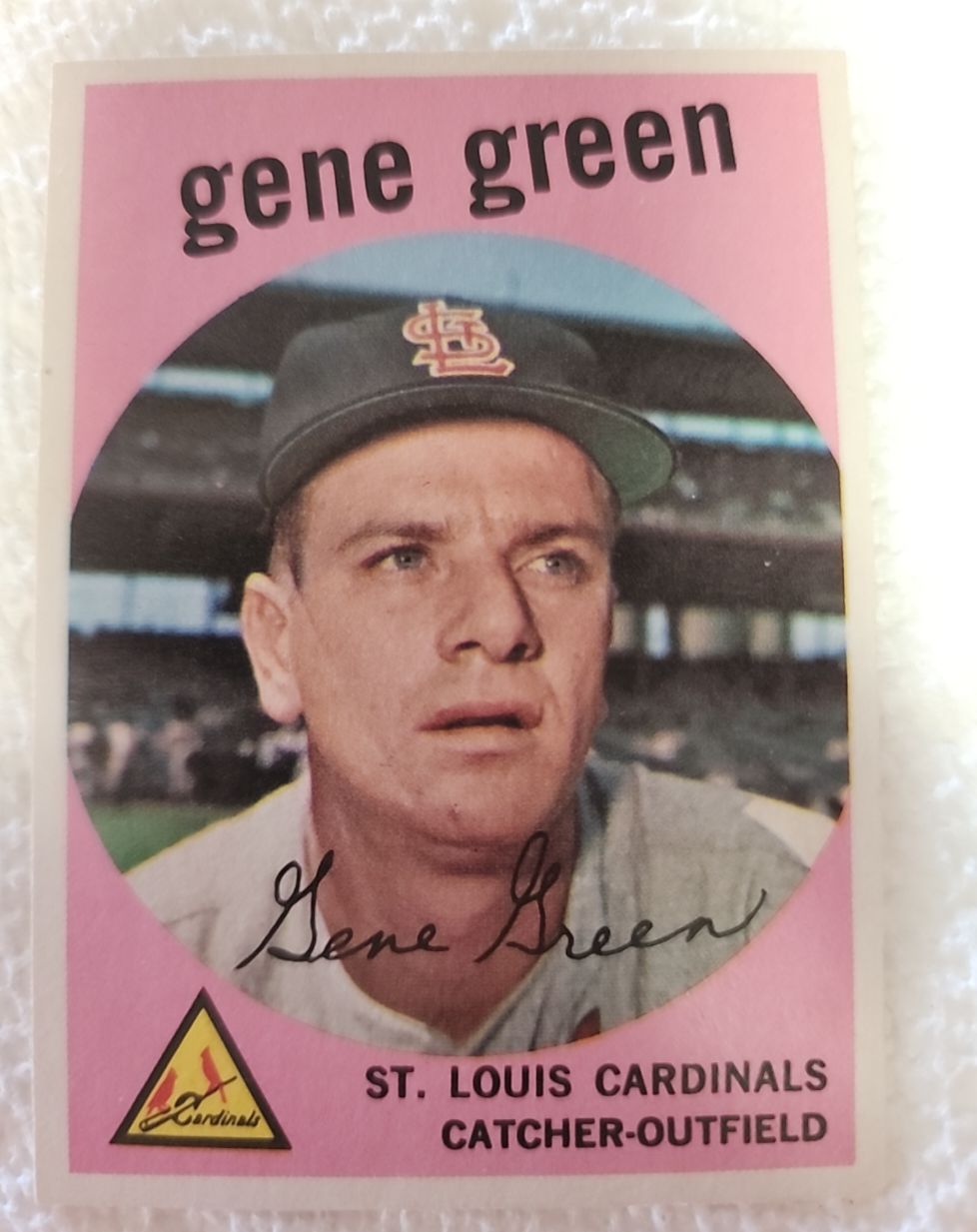 1959 Topps #37 Gene Green — front