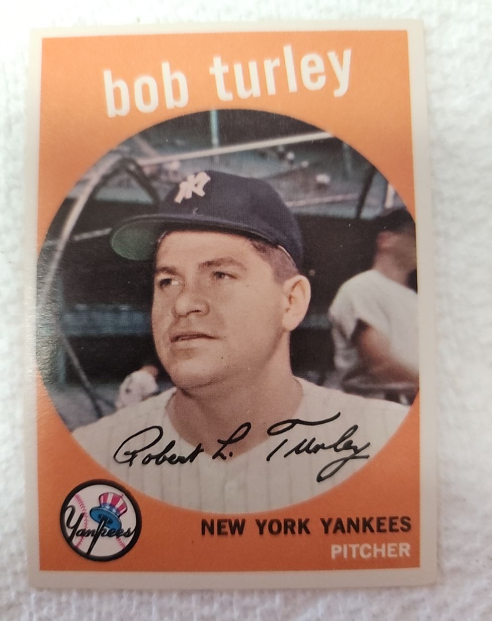 1959 Topps #60 Bob Turley — front