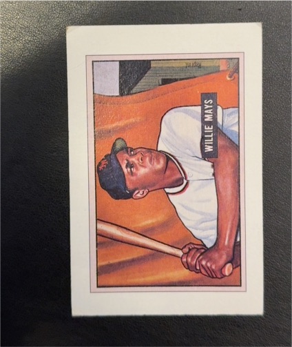 1989 Bowman #NNO Willie Mays 1951 Rookie Reprint — front