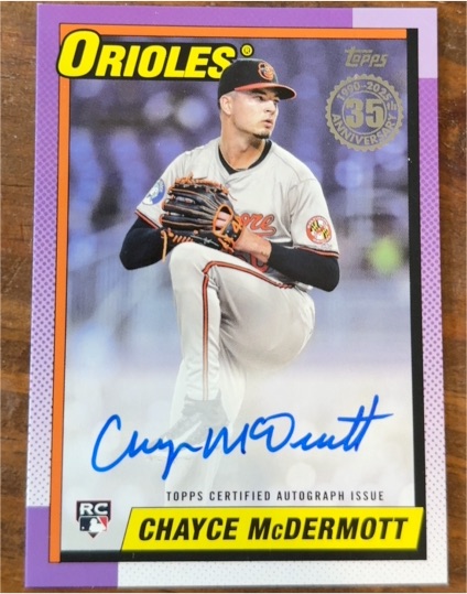 2025 Topps Series 1 #90A-CMT Chayce McDermott — front