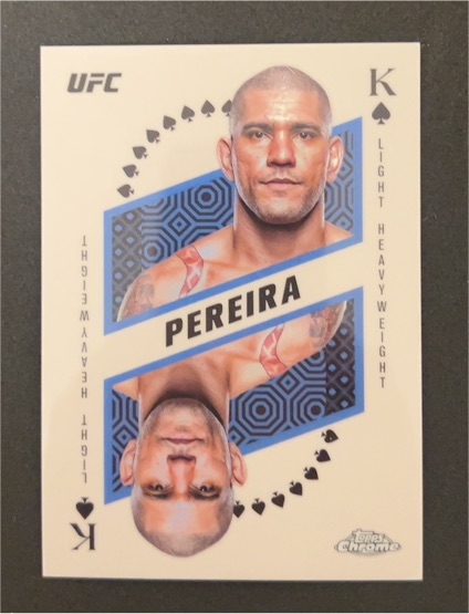 2025 Topps Chrome UFC #1253 Alex Pereira — front