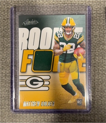 2025 Panini Absolute Rookie Force #RF-MGN Matthew Golden — front