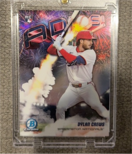 2025 Bowman Chrome #AD-5 Dylan Crews Adios — front