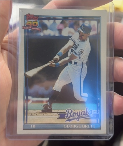 1991 Topps #540 George Brett — front