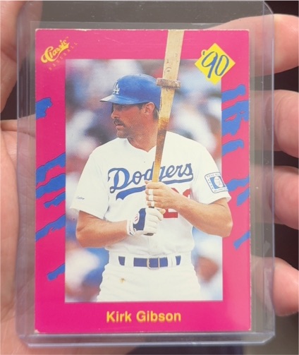 1990 Classic Update #T20 Kirk Gibson — front