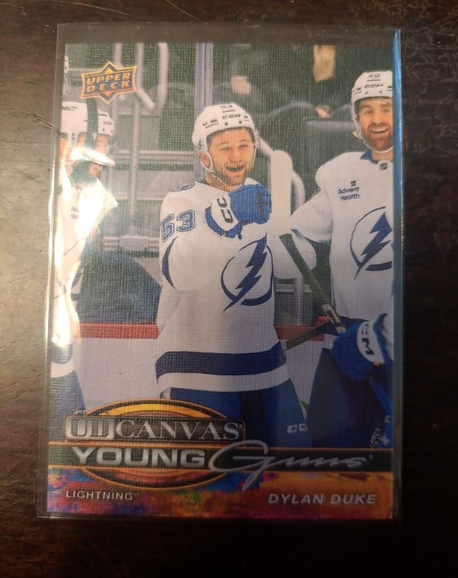 2025-26 Upper Deck Series 1 Young Guns Canvas #C-103 Dylan Duke — front