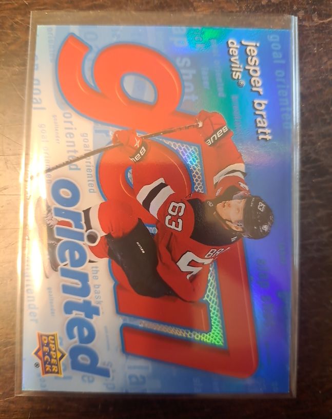 2025-26 Upper Deck Series 1 Goal Oriented #GO-6 Jesper Bratt — front