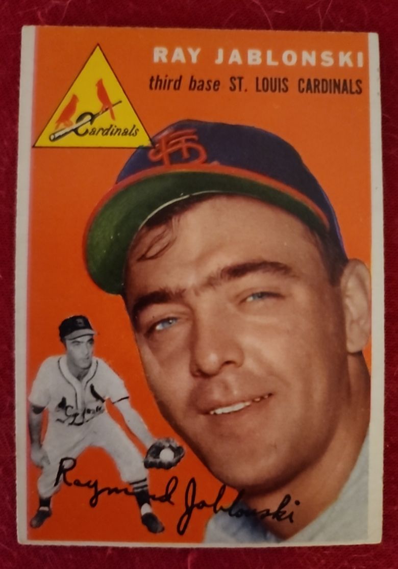 1954 Topps #26 Ray Jablonski — front