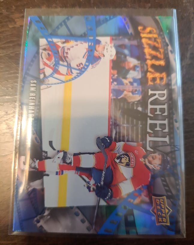 2025-26 Upper Deck Series 1 #SR-28 Sam Reinhart Sizzle Reel Florida Panthers — front