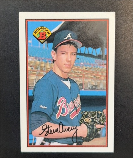 1989 Bowman #268 Steve Avery — front