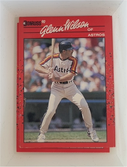 1990 Donruss #472 Glenn Wilson Houston Astros — front