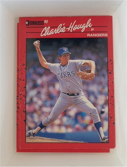 1990 Donruss #411 Charlie Hough — front