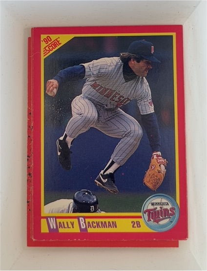 1990 Score #281 Wally Backman — front