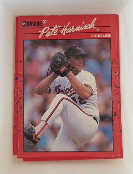 1990 Donruss #596 Pete Harnisch — front