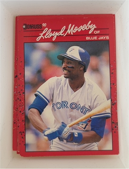 1990 Donruss #504 Lloyd Moseby — front